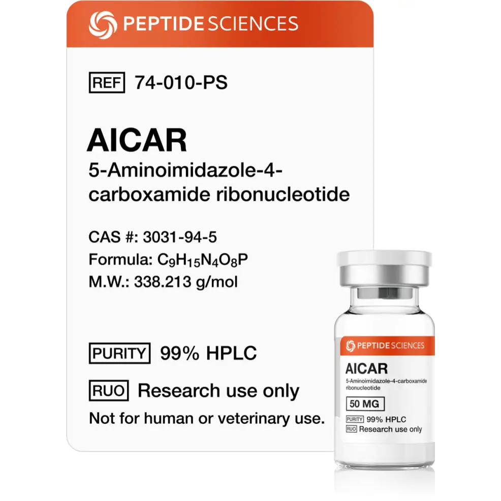 AICAR 50mg - Peptide Sciences 1 AICAR 50mg - Peptide Sciences
