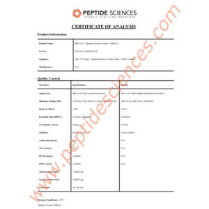 BPC-157, TB-500, GHK-Cu (Glow Blend) 60mg - Peptide Sciences - Image 3