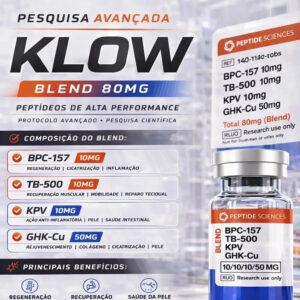 Alternative view of BPC-157, TB-500, KPV, GHK-Cu 80mg (Klow Blend) - Peptide Sciences