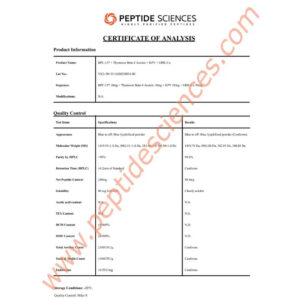 BPC-157, TB-500, KPV, GHK-Cu 80mg (Klow Blend) - Peptide Sciences - Image 8