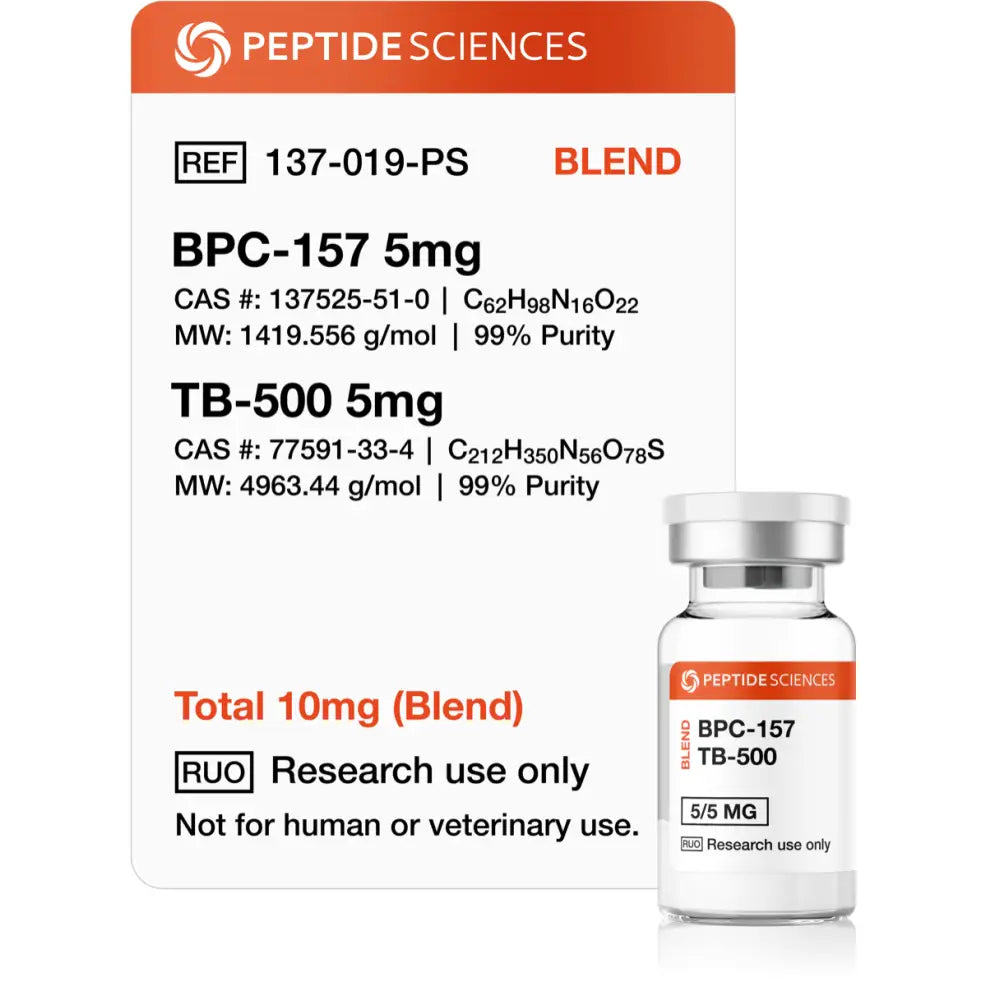 BPC-157, TB-500 Wolverine stack 10mg (Blend) - Peptide Sciences 1 BPC-157, TB-500 Wolverine stack 10mg (Blend) - Peptide Sciences