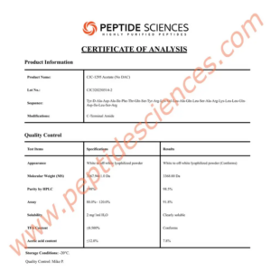 CJC-1295 5 mg - no DAC (Mod GRF 1-29) - Peptide Sciences - Image 4