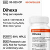 dihexa 5mg 60 capsules peptide sciences peptideo 902