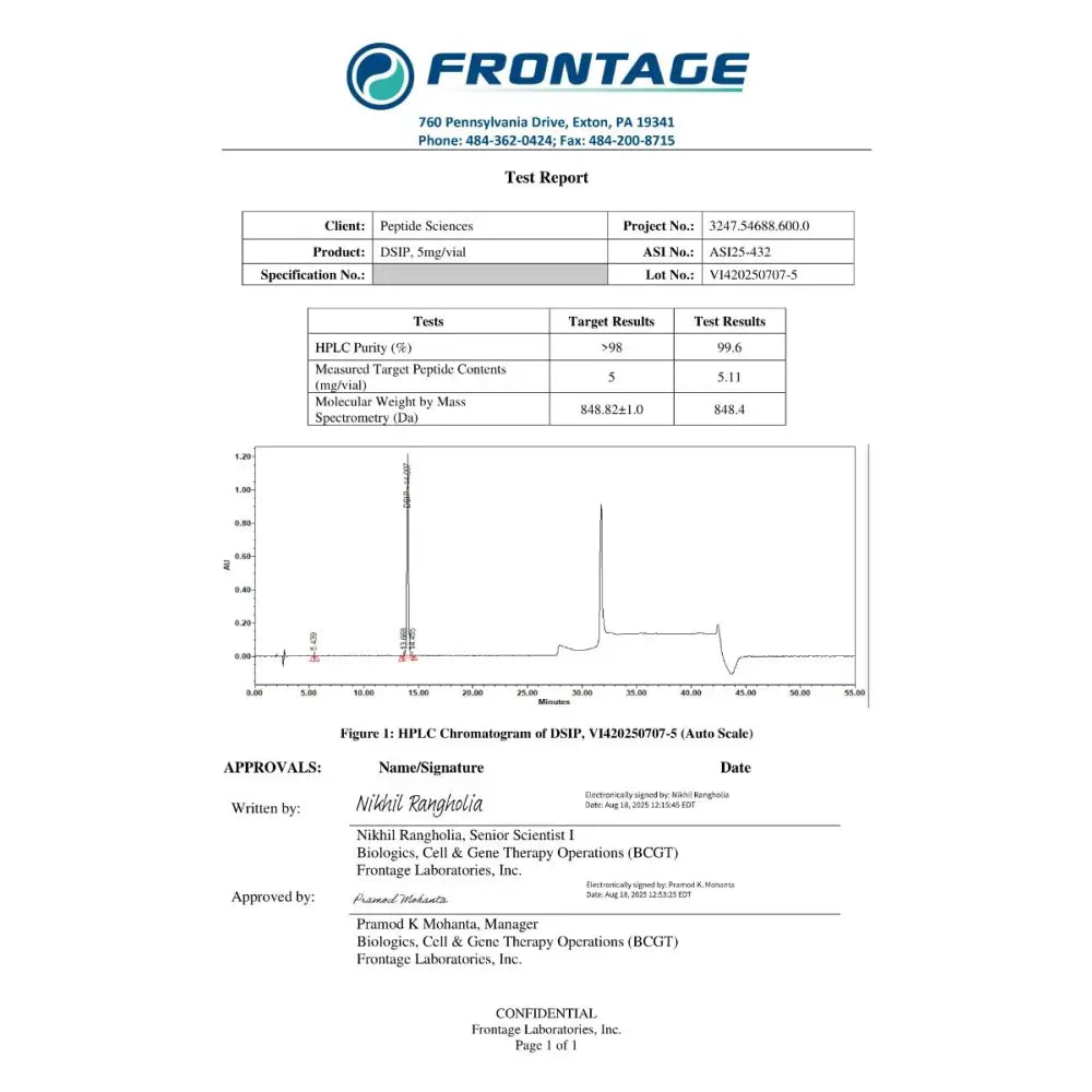 DSIP 5mg - Peptide Sciences 7 DSIP 5mg - Peptide Sciences - Image 7