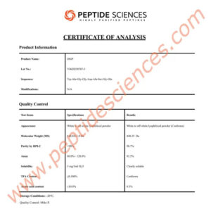 DSIP 5mg - Peptide Sciences 10 DSIP 5mg - Peptide Sciences - Image 4