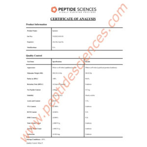 Epithalon (Epitalon) 50 mg - Peptides Sciences - Image 7