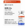 ghk cu 100mg liofilizada com agua bacteriostatica peptide sciences 169