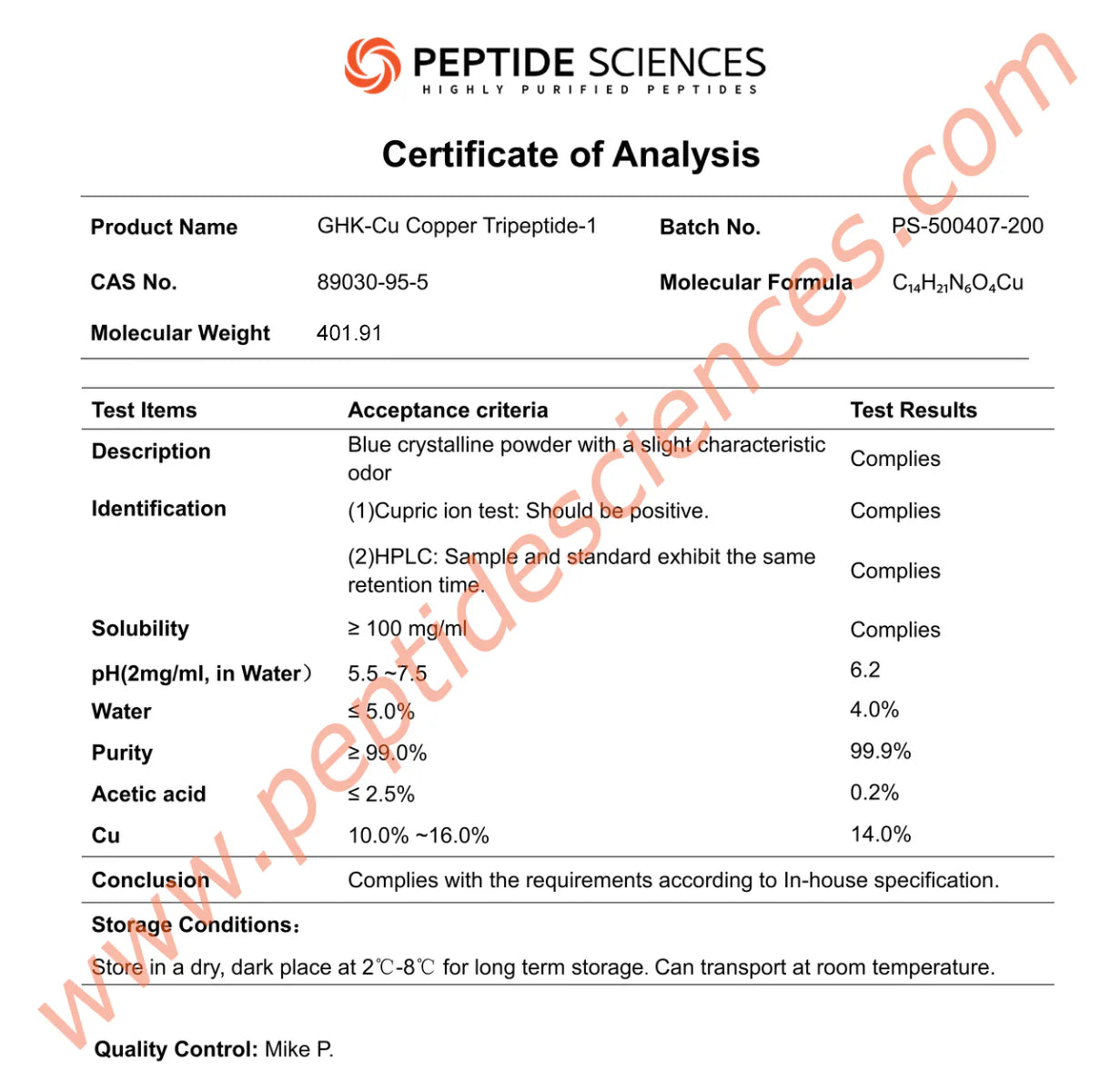 GHK-Cu 200 mg (Copper Peptide) (Topical) - Peptide Sciences 3 GHK-Cu 200 mg (Copper Peptide) (Topical) - Peptide Sciences - Image 3