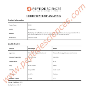 GHRH 10mg - Peptide Sciences - Image 3