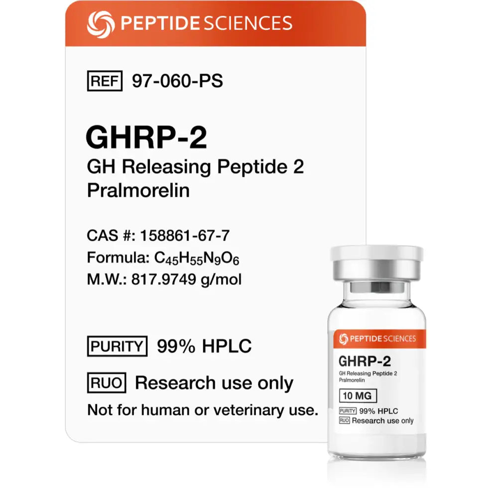 GHRP-2 10mg - Peptide Sciences 1 GHRP-2 10mg - Peptide Sciences