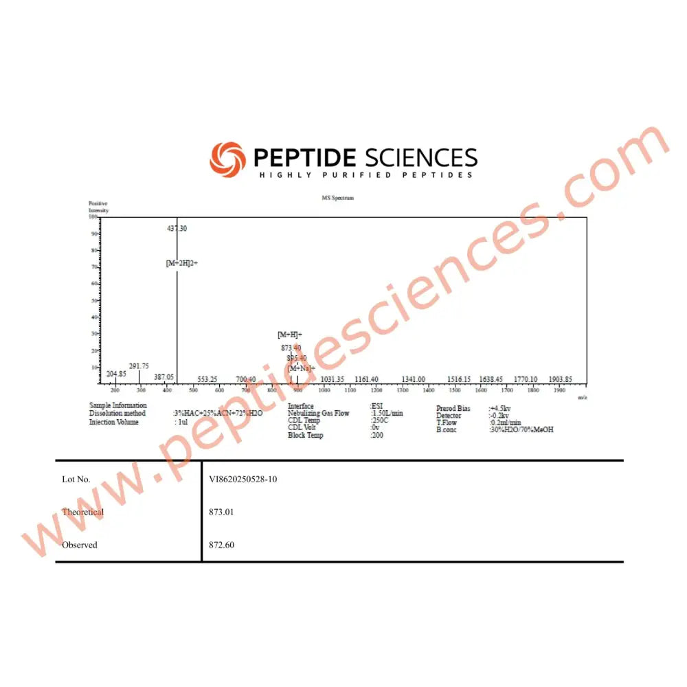 GHRP-6 10mg - Peptide Sciences 7 GHRP-6 10mg - Peptide Sciences - Image 7