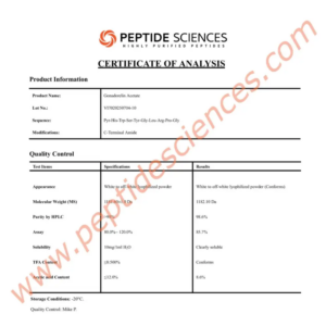 Gonadorelin 10mg - Peptide Sciences - Image 4