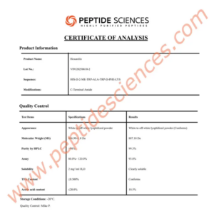 Hexarelin 5mg - Peptide Sciences 14 Hexarelin 5mg - Peptide Sciences - Image 6