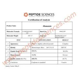 Humanin 10mg - Peptide Sciences - Image 4