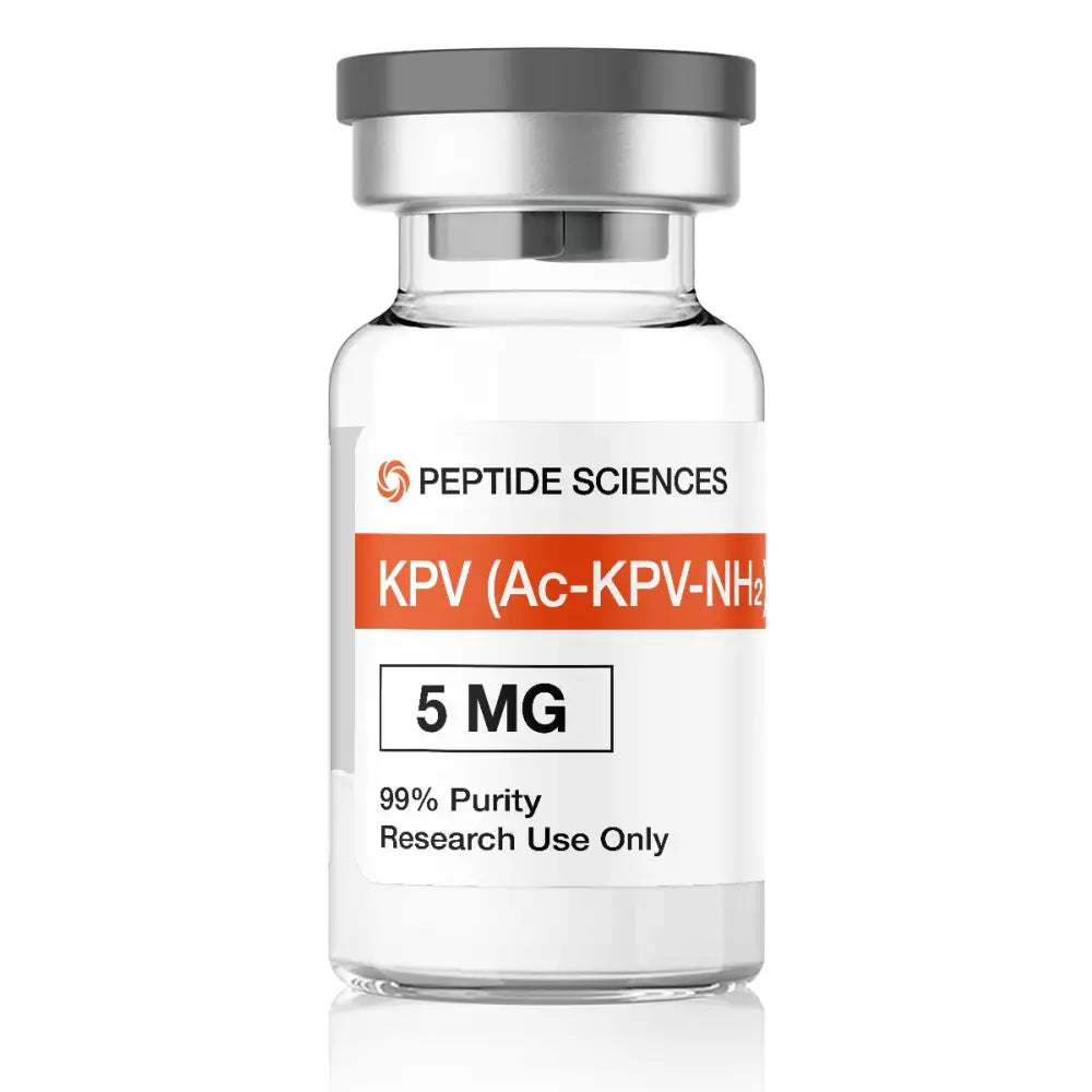 KPV (Ac-KPV-NH2) 5mg - Peptide Sciences 2 KPV (Ac-KPV-NH2) 5mg - Peptide Sciences - Image 2