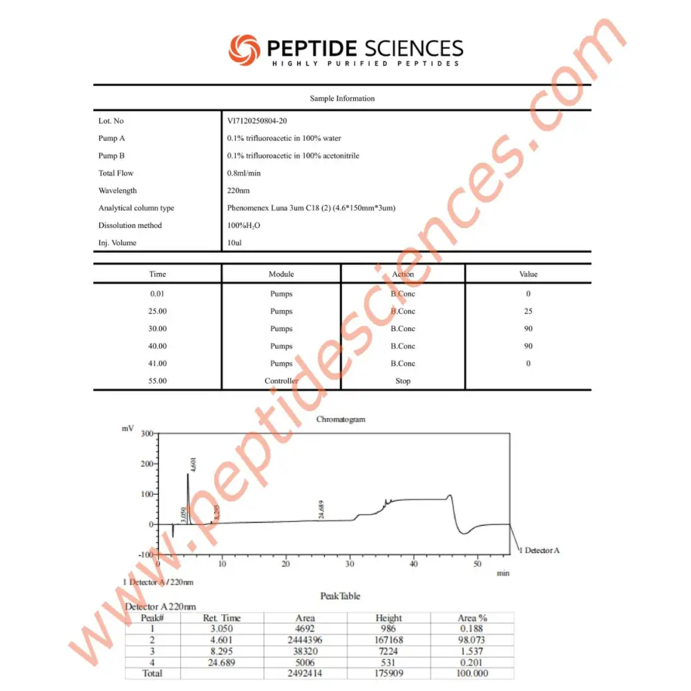 Pinealon 20mg (Bioregulator) - Peptide Sciences 7 Pinealon 20mg (Bioregulator) - Peptide Sciences - Image 7
