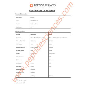Prostamax 20mg (Bioregulator) - Peptide Sciences - Image 4