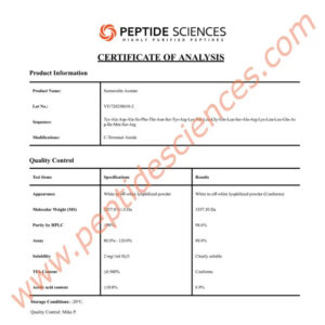 Sermorelin 5mg GHRH 1-29 - Peptide Sciences - Image 5