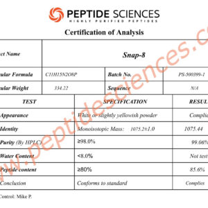 SNAP-8 200mg (Topical) - Peptide Sciences 8 SNAP-8 200mg (Topical) - Peptide Sciences - Image 3