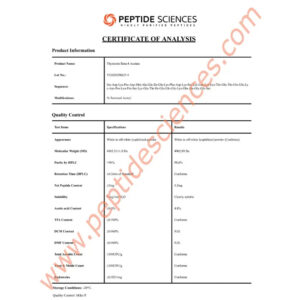 TB-500 (Thymosin Beta-4) (43aa) 5mg - Peptide Sciences 8 TB-500 (Thymosin Beta-4) (43aa) 5mg - Peptide Sciences - Image 3
