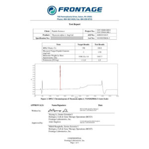 Thymosin Alpha-1 10 mg - Peptide Sciences - Image 9