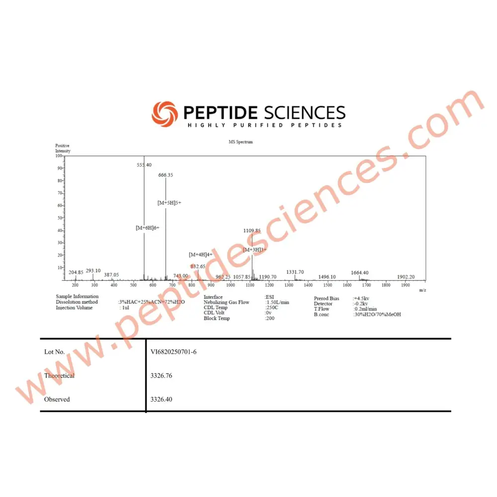 VIP 6mg - Peptide Sciences 6 VIP 6mg - Peptide Sciences - Image 6